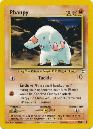 Phanpy 043 - Unlimited Neo Genesis - Uncommon