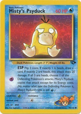 Misty's Psyduck 090 - Unlimited Gym Challenge - Common