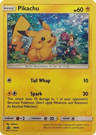 Pikachu (General Mills Promo) SM86 - Holofoil Miscellaneous Cards & Products - Promo