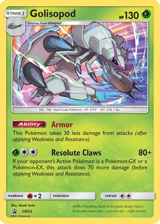 Golisopod SM52 - Holofoil SM Promos - Promo