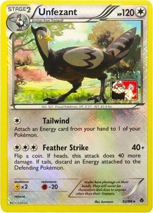 Unfezant (League Promo) 082/98 - Reverse Holofoil League & Championship Cards - Promo