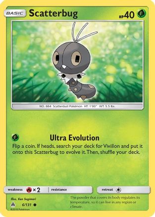Scatterbug (6) SM Forbidden Light - Common