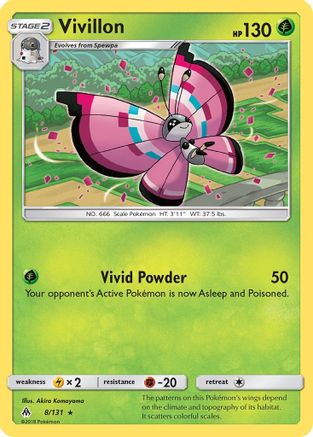 Vivillon SM Forbidden Light - Rare