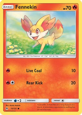 Fennekin (15) (15) 015 SM Forbidden Light - Common