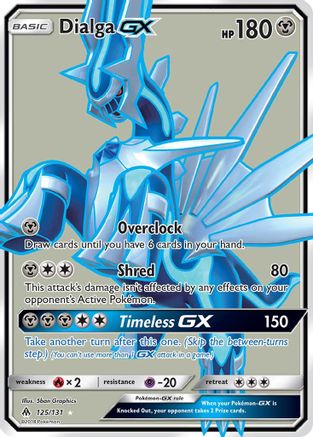 Dialga GX (Full Art) - Holofoil SM Forbidden Light - Ultra Rare