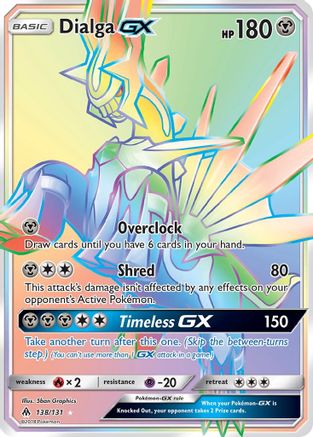 Dialga GX (Secret) - Holofoil SM Forbidden Light - Secret Rare