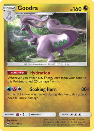 Goodra 094 - Holofoil SM Forbidden Light - Holo Rare