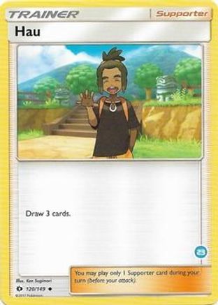 Hau (23) (Alolan Ninetales Half-Deck) SM Trainer Kit Alolan Sandslash & Alolan Ninetales - Uncommon