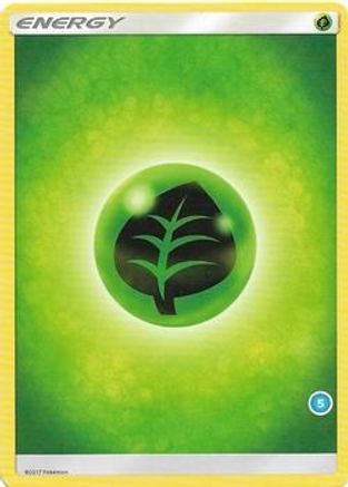 Grass Energy (5) SM Trainer Kit Alolan Sandslash & Alolan Ninetales - Common