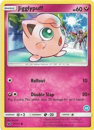 Jigglypuff (22) SM Trainer Kit Alolan Sandslash & Alolan Ninetales - Common