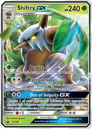 Shiftry GX 014 - Holofoil SM Celestial Storm - Ultra Rare