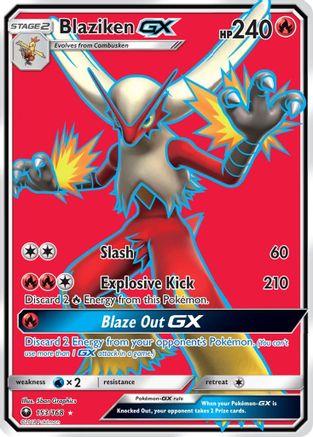 Blaziken GX (Full Art) - Holofoil SM Celestial Storm - Ultra Rare