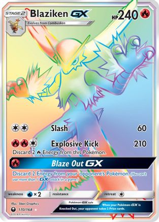 Blaziken GX (Secret) - Holofoil SM Celestial Storm - Secret Rare