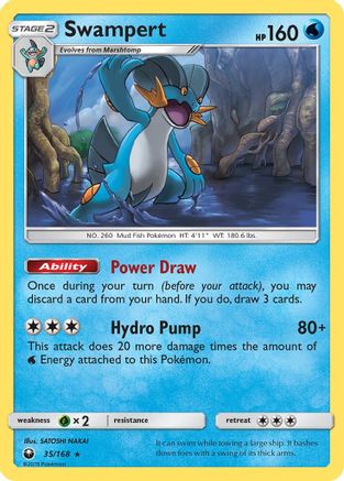 Swampert 035 SM Celestial Storm - Rare