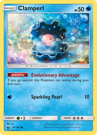 Clamperl 041 SM Celestial Storm - Common