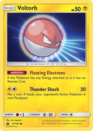 Voltorb 047 SM Celestial Storm - Common