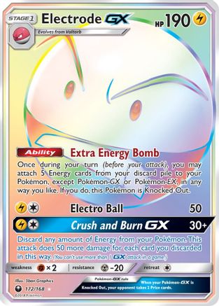 Electrode GX (Secret) - Holofoil SM Celestial Storm - Secret Rare