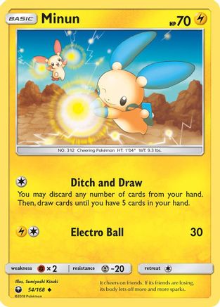 Minun 054 SM Celestial Storm - Uncommon