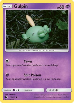 Gulpin 057 SM Celestial Storm - Common