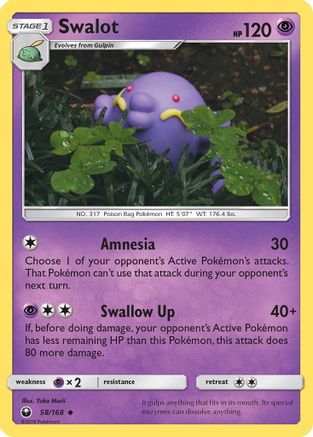 Swalot 058 SM Celestial Storm - Uncommon