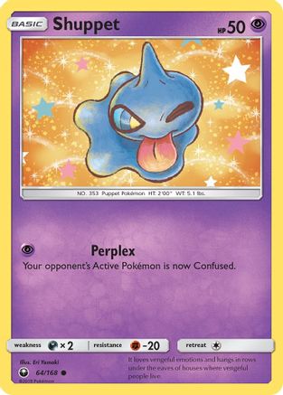 Shuppet (64) (64) 064 - Reverse Holofoil SM Celestial Storm - Common