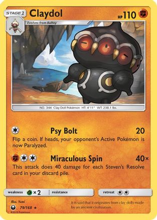 Claydol SM Celestial Storm - Rare