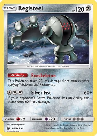 Registeel 096 SM Celestial Storm - Rare