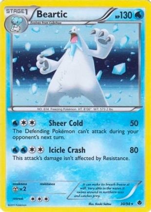 Beartic - 30/98 (Cosmos Holo)/98 - Holofoil Blister Exclusives - Promo