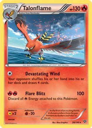 Talonflame - 28/146 (Cosmos Holo)/146 - Holofoil Blister Exclusives - Promo