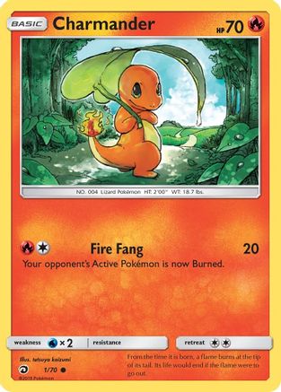 Charmander 001 Dragon Majesty - Common