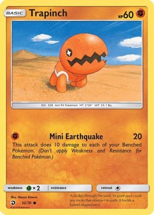 Trapinch - Reverse Holofoil Dragon Majesty - Common