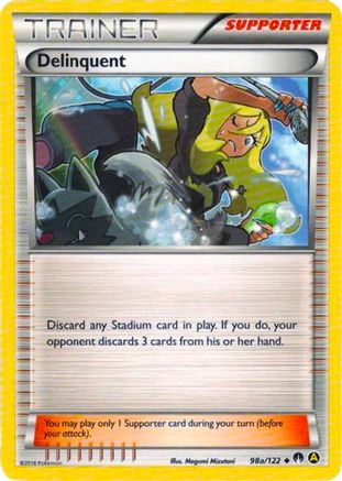Delinquent - 98a/122/122 Alternate Art Promos - Promo