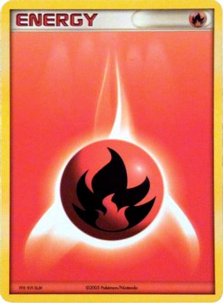 Fire Energy (2005 Unnumbered) League & Championship Cards - Promo