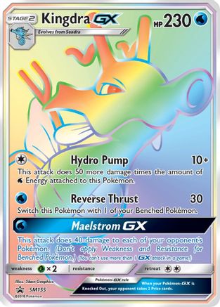 Kingdra GX - SM155 - Holofoil SM Promos - Promo