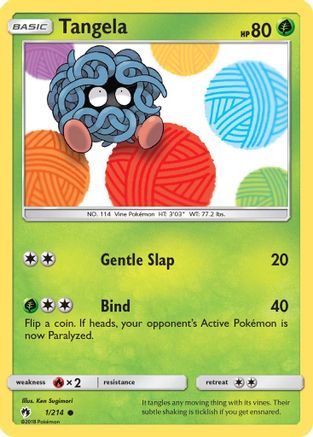 Tangela 001 - Reverse Holofoil SM Lost Thunder - Common