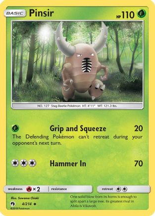 Pinsir SM Lost Thunder - Uncommon
