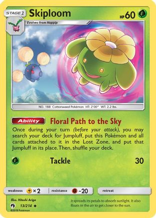 Skiploom 013 SM Lost Thunder - Uncommon