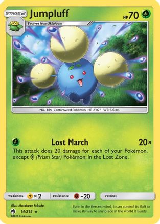 Jumpluff/214 - Reverse Holofoil SM Lost Thunder - Holo Rare