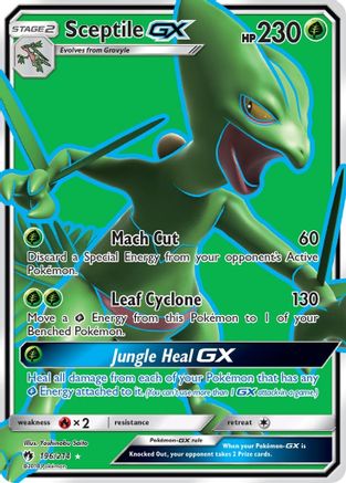 Sceptile GX (Full Art) - Holofoil SM Lost Thunder - Ultra Rare