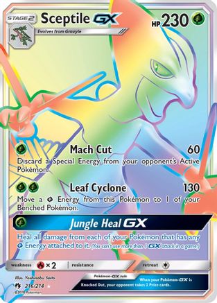Sceptile GX (Secret) - Holofoil SM Lost Thunder - Secret Rare