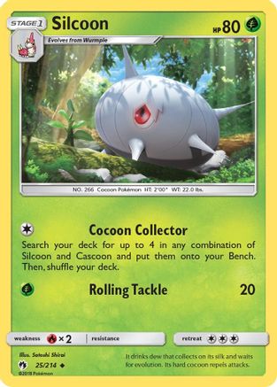 Silcoon - Reverse Holofoil SM Lost Thunder - Uncommon
