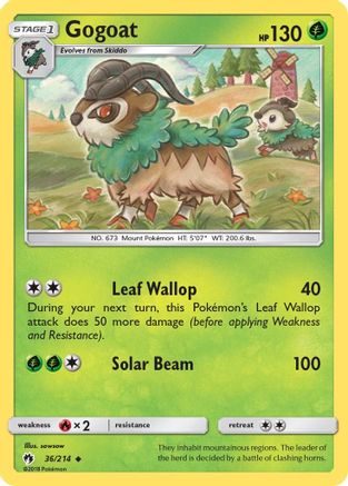 Gogoat SM Lost Thunder - Uncommon
