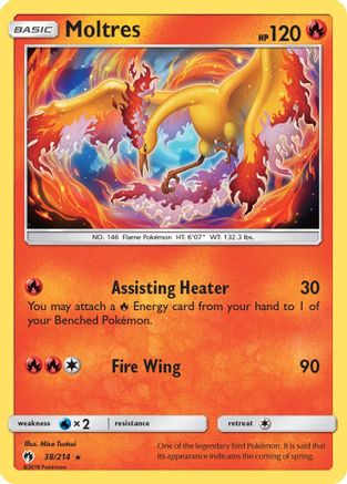 Moltres 038 SM Lost Thunder - Rare