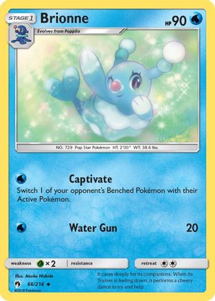 Brionne 066 - Reverse Holofoil SM Lost Thunder - Uncommon