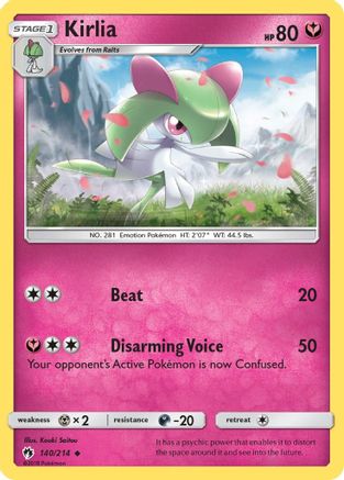 Kirlia 140 SM Lost Thunder - Uncommon