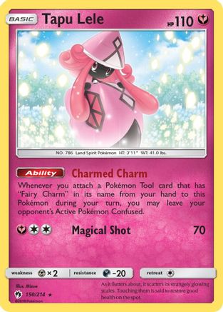 Tapu Lele - Reverse Holofoil SM Lost Thunder - Holo Rare