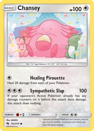 Chansey 152 SM Lost Thunder - Common