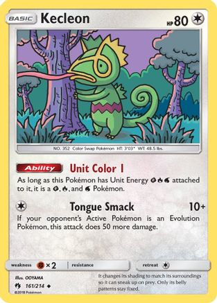 Kecleon (161) - Reverse Holofoil SM Lost Thunder - Uncommon