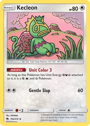 Kecleon (162) (162) 162 - Reverse Holofoil SM Lost Thunder - Uncommon
