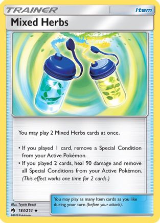 Mixed Herbs 184 SM Lost Thunder - Uncommon